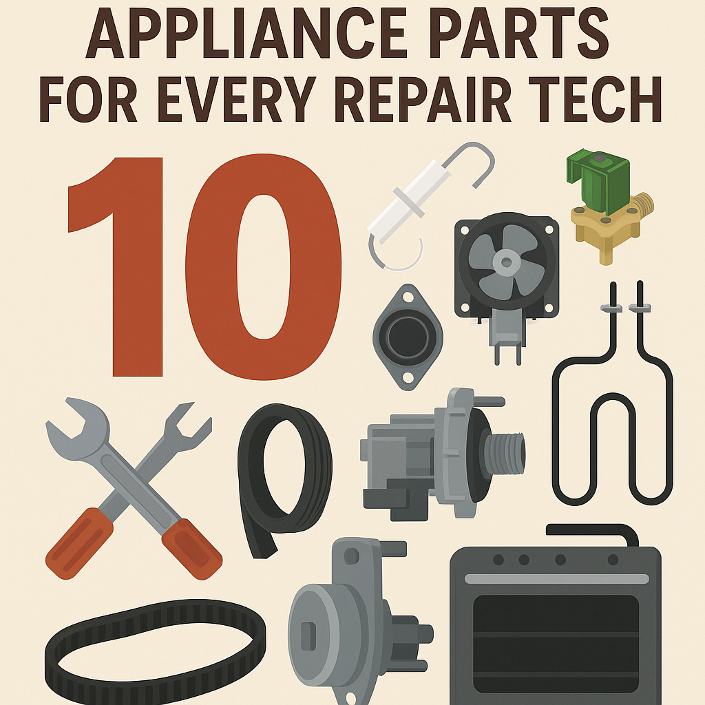 Top 10 Must-Have Appliance Parts for Every Repair Tech