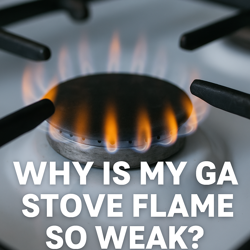 Why Is My Gas Stove Flame So Weak? How to Diagnose and Fix Your Problem