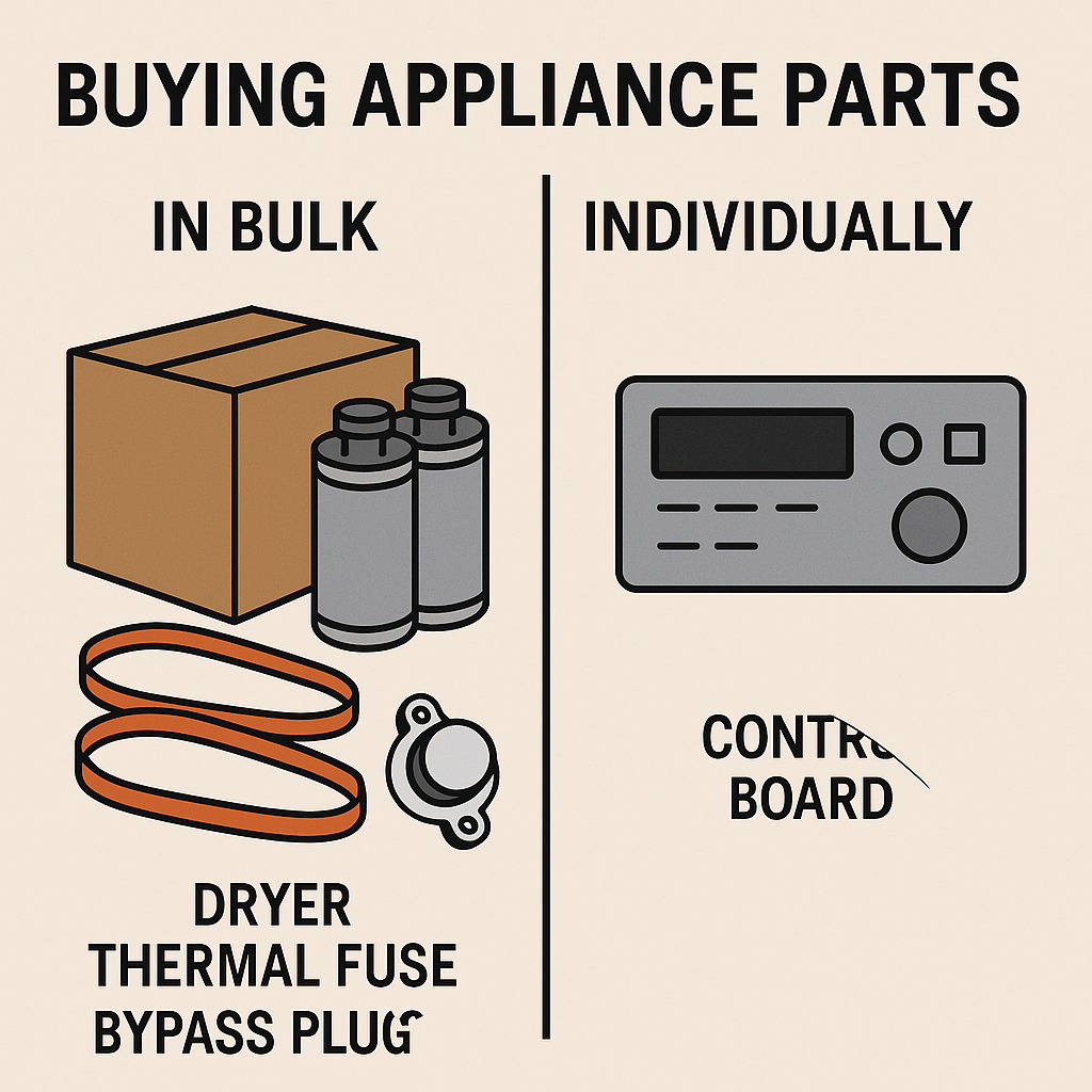 Should You Buy Appliance Parts in Bulk? A Tech’s Perspective