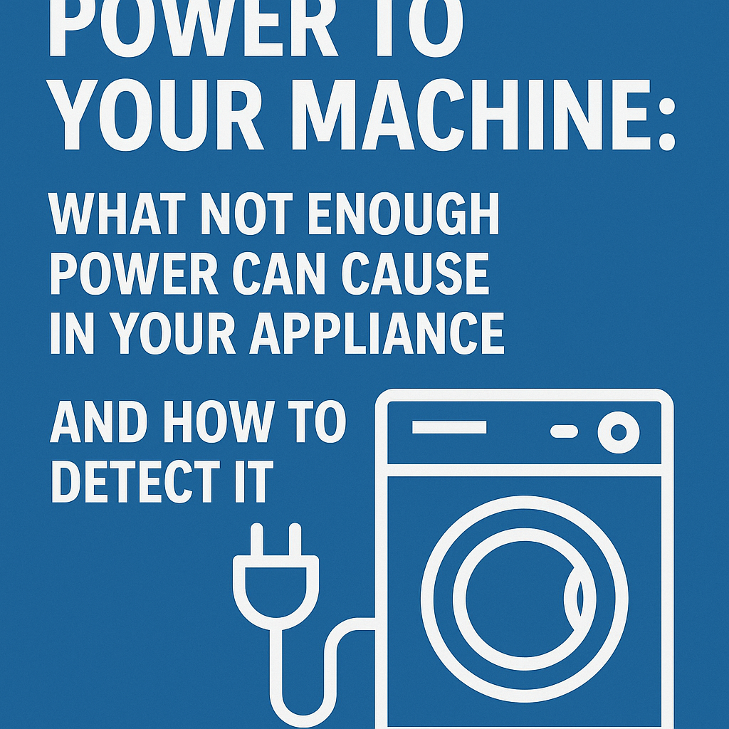 Power to Your Machine: What Happens When Your Appliance Isn’t Getting Enough Power—And How to Detect It
