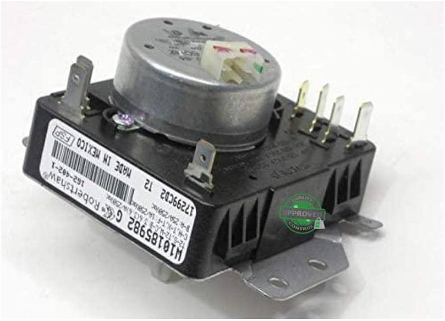WPW10185982 Whirlpool Dryer Timer – Genuine OEM Replacement