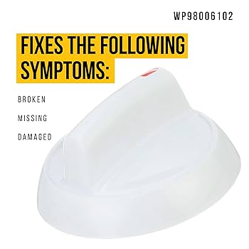WP98006102 Whirlpool Burner Control Knob – OEM Replacement