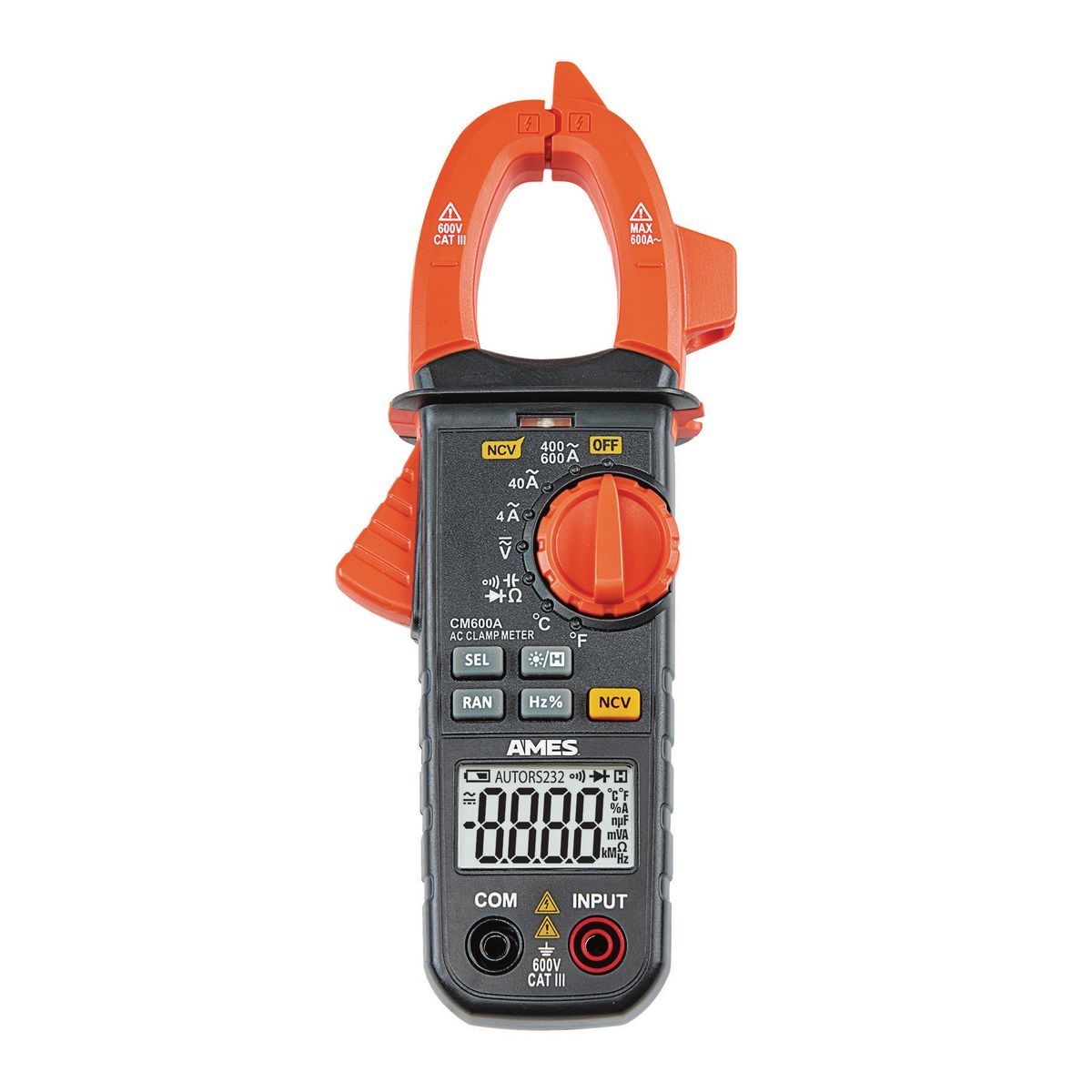 AMES INSTRUMENTS CM600A 600A AC Clamp Meter – Accurate, Reliable, and Durable