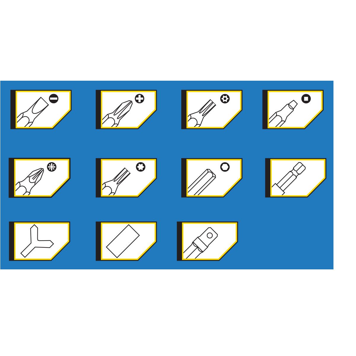 WARRIOR Security Bit Set with Case, 100 Piece – Complete Set for Secure Fastening and Precision Work
