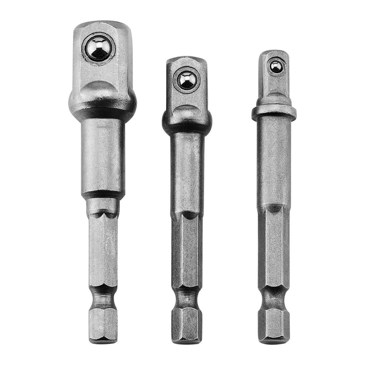 WARRIOR Hex Shank Socket Driver Set, 3-Piece – Durability and Versatility for Quick Socket Changes