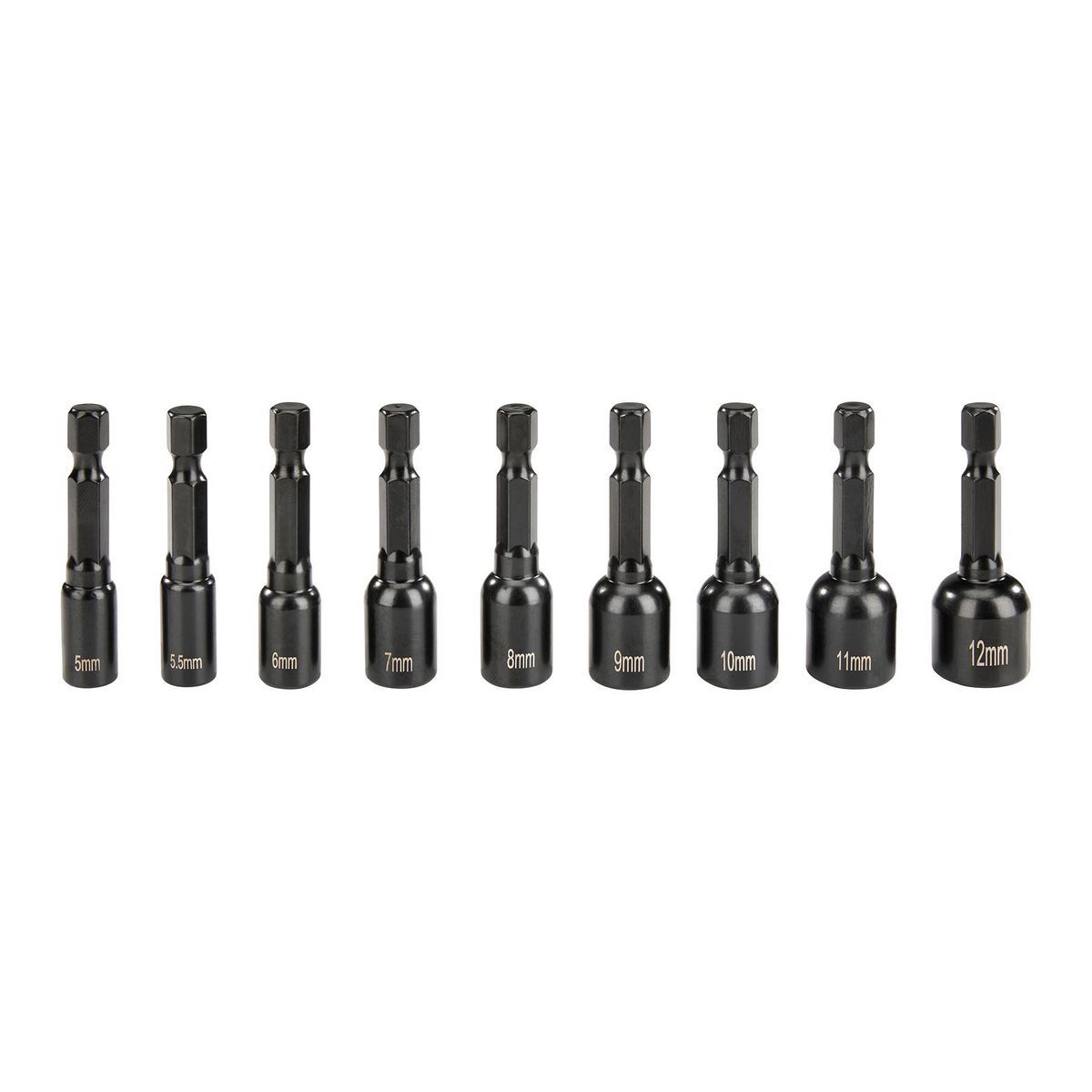 WARRIOR Metric Magnetic Nut Setter Set, 9-Piece – Precision & Convenience for Fastening Tasks