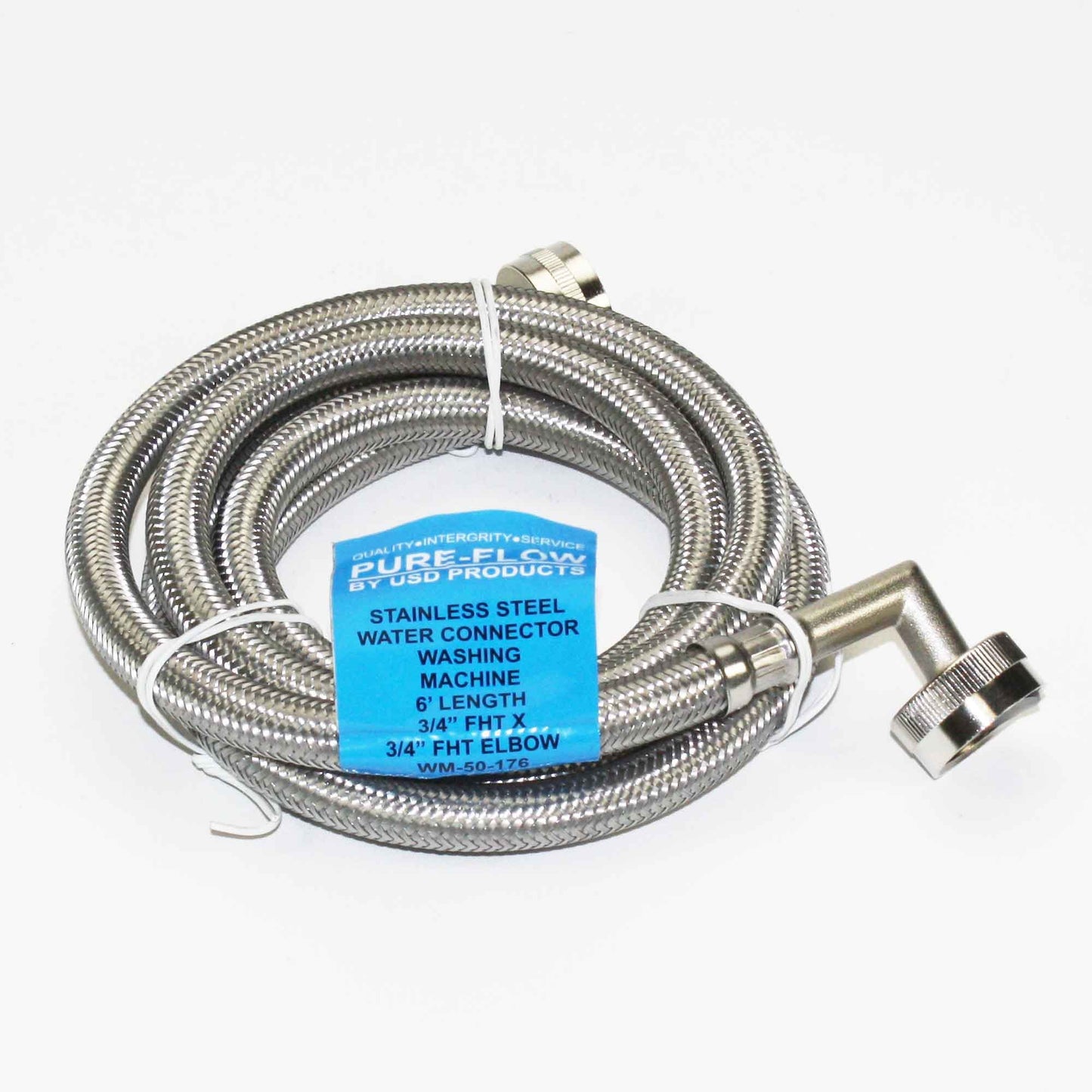 WASHER HOSE SS 90 EL 6 (WM-50-176)