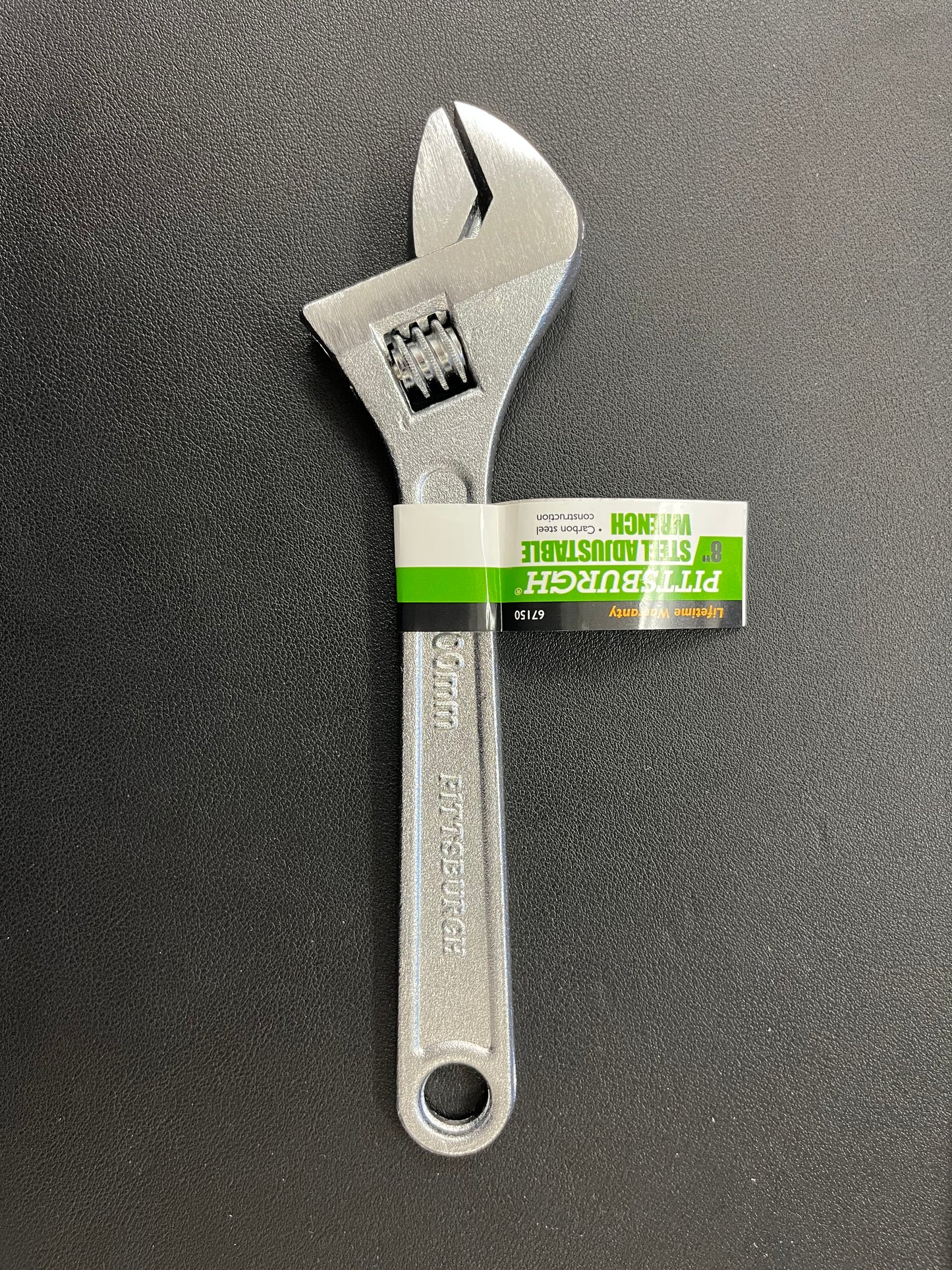 PITTSBURGH 8 in. Steel Adjustable Wrench – Durable, Versatile, and Built to Last