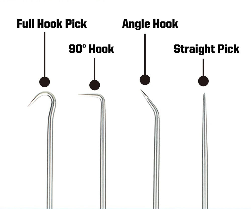 PITTSBURGH Mini Pick and Hook Set – Precision Tools for Small, Detailed Tasks