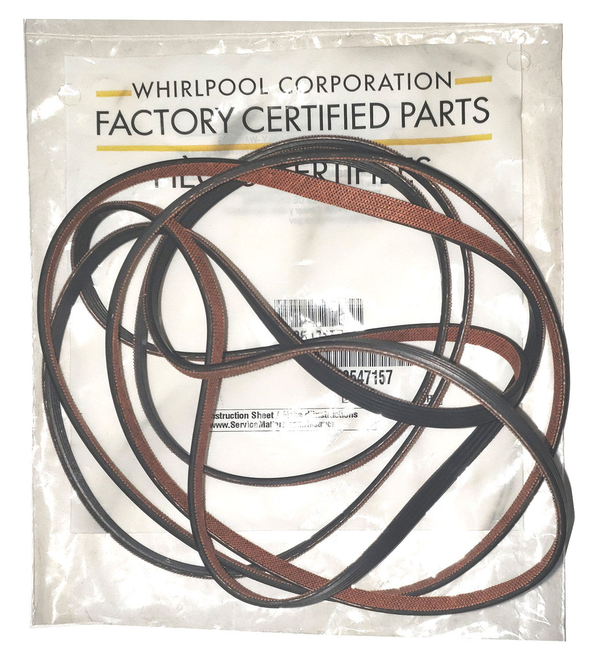 WP8547157 Whirlpool Dryer Drum Drive Belt – Genuine OEM Replacement