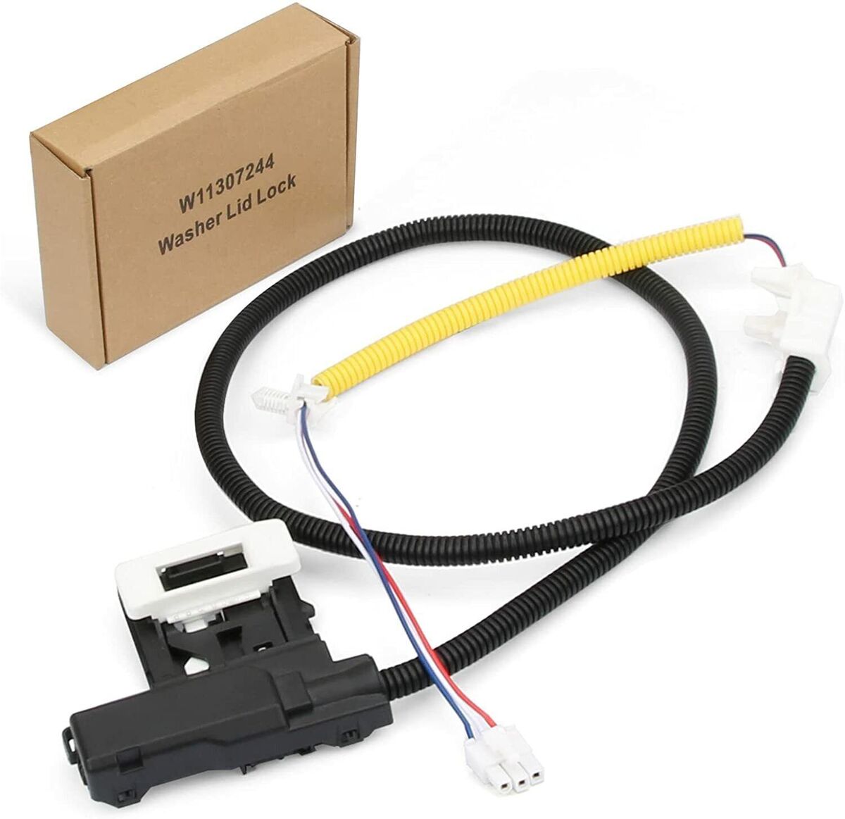 W11307244 Whirlpool Washer Lid Lock Door Latch – Genuine OEM Part for Secure Washer Operation