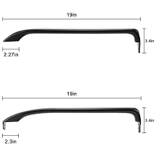 WR12X22183 OEM GE Refrigerator Smooth Handle Kit – Genuine Replacement Part