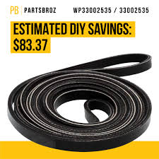 WP33002535 OEM Whirlpool Dryer Drive Belt – Genuine Replacement Part