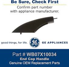WB07X10034 GE Oven Handle Endcap – Genuine OEM Replacement
