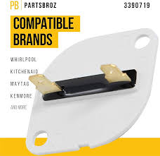 WP3390719 Whirlpool Dryer Thermal Fuse – Genuine OEM Replacement