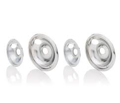 L304458798 Frigidaire Oven Chrome Drip Bowl Set – Includes 8" & 6" Bowls for Electric Ranges