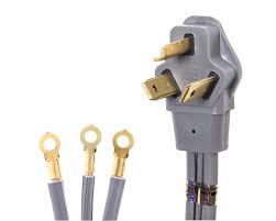 RC3-50-6 USD Range Cord – 6' 3-Wire 50 Amp