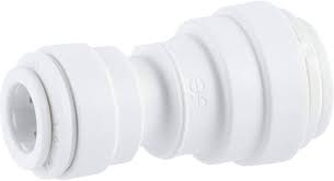 John Guest PP201008WP Reducing Union – 5/16" x 1/4" Push-to-Connect Fitting