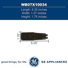 WB07X10034 GE Oven Handle Endcap – Genuine OEM Replacement