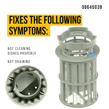 00645038 Bosch Dishwasher Microfilter – Genuine OEM Filter Assembly