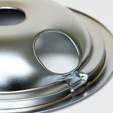WB31K10266 GE 8" Chrome Burner Bowl – Genuine OEM Replacement