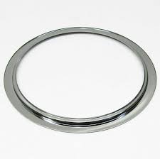 WB31X5013 GE 6" Chrome Trim Ring – Genuine OEM Burner Bowl for Electric Ranges