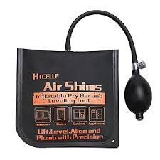 HTCELLE 3 Piece Commercial Grade Air Wedge Bag Pump Professional Leveling Kit & Alignment Tool