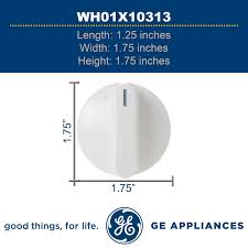 WH01X10313 GE Washer Knob and Clip – OEM Replacement Part