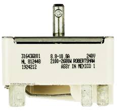 316436001 Frigidaire Infinite Switch for Large Element – Genuine OEM Replacement