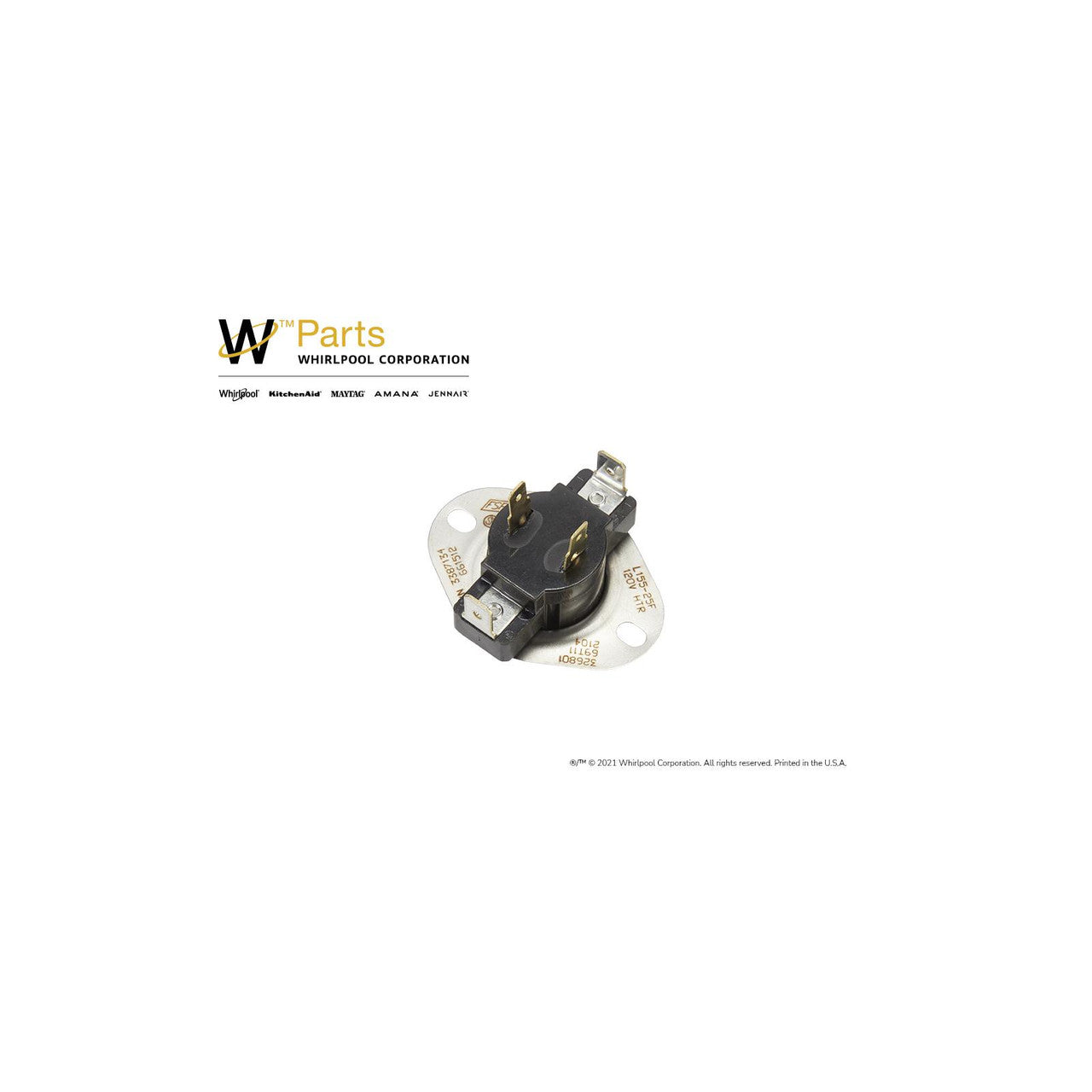 WP3387134 OEM Whirlpool Dryer Thermostat – Genuine Replacement Part