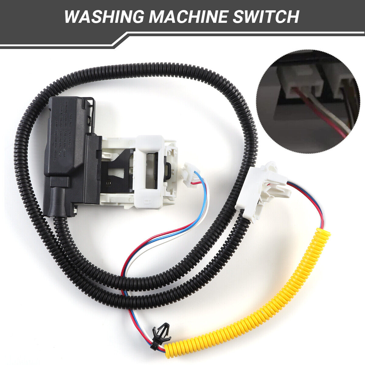 W11307244 Whirlpool Washer Lid Lock Door Latch – Genuine OEM Part for Secure Washer Operation
