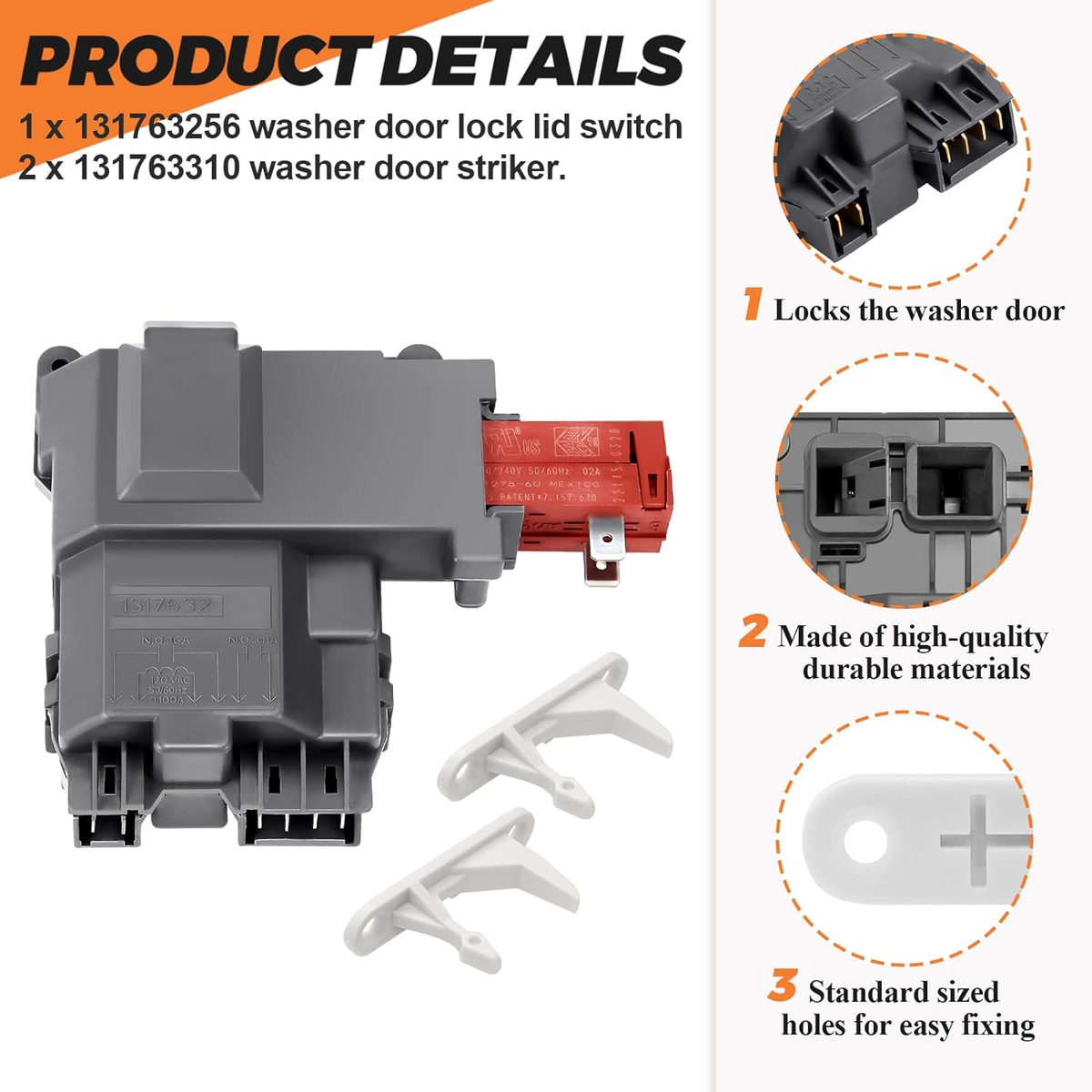 DOOR LOCK/SWITCH ASSY (131763256)