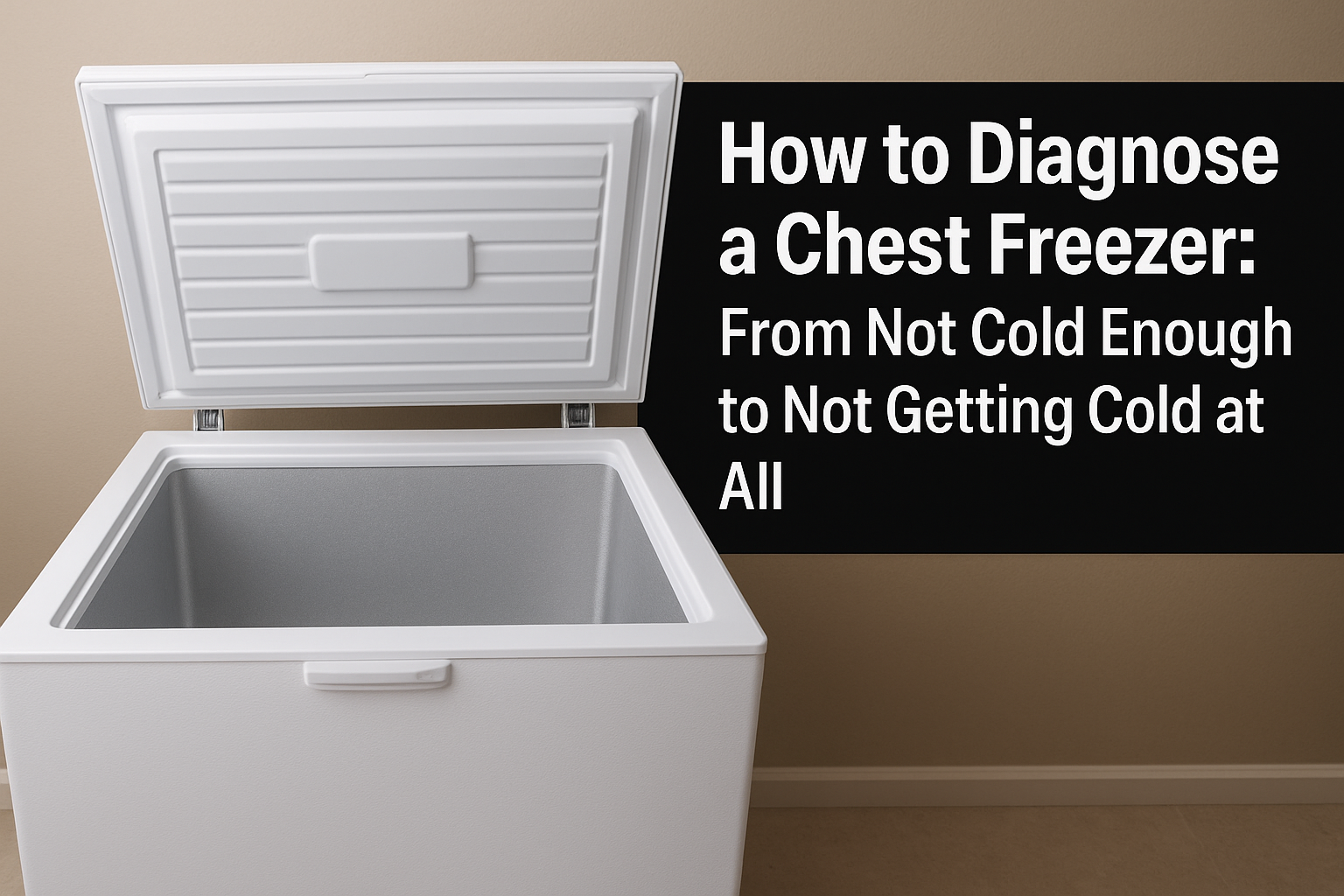How to Diagnose a Chest Freezer: From Not Cold Enough to Not Cooling a ...