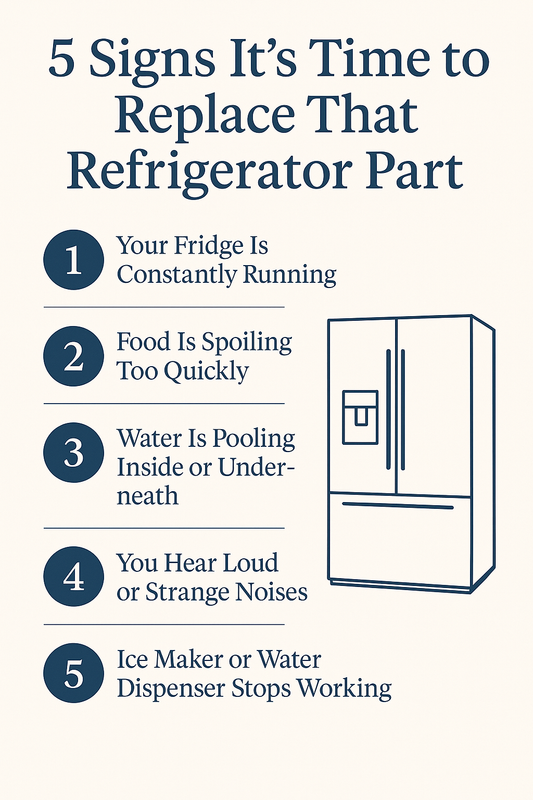 5 Signs It’s Time to Replace That Refrigerator Part