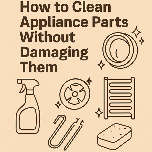 How to Clean Appliance Parts Without Damaging Them