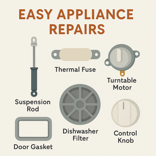 The Easiest Appliance Repairs for Beginners—And What Parts You’ll Need