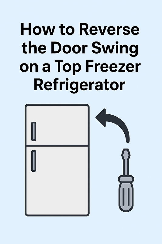 How to Reverse the Door Swing on a Top Freezer Refrigerator
