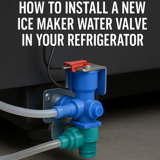 How to Install a New Ice Maker Water Valve in Your Refrigerator