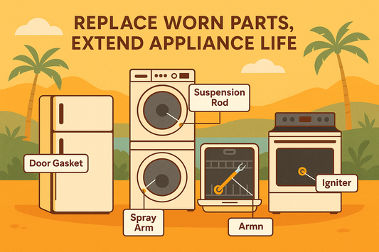 How to Extend the Life of Your Appliance by Replacing Worn Parts