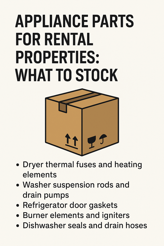 Appliance Parts for Rental Properties: What to Stock