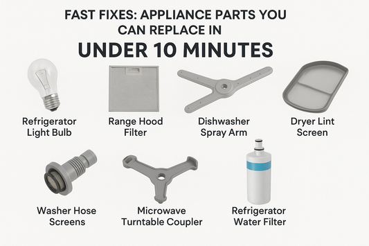 Fast Fixes: Appliance Parts You Can Replace in Under 10 Minutes