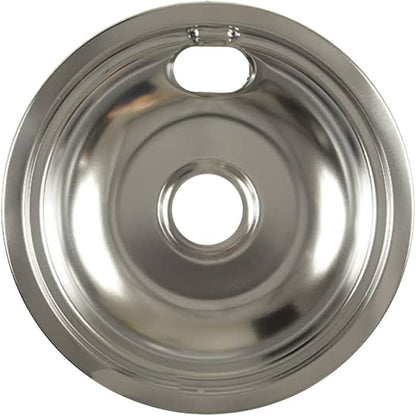 L304458797 Universal Chrome Drip Bowl Set – 2x 6" & 2x 8" for Electric Ranges