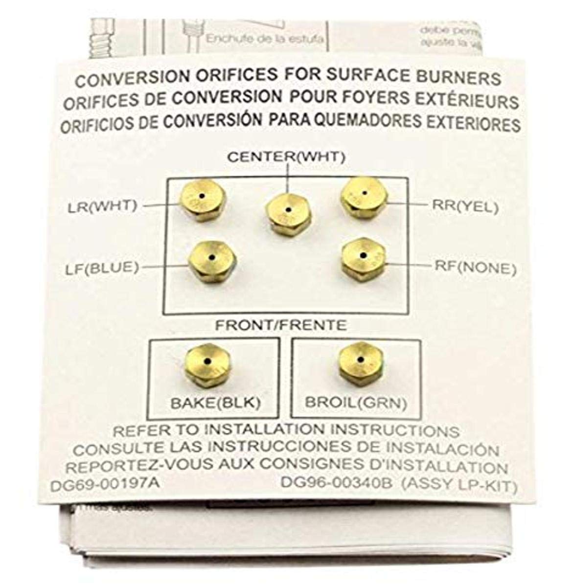 DG96-00340B SAMSUNG LP CONVERSION KIT – OEM Replacement Part