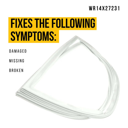 WR14X27231 GE Refrigerator Fresh Food Door Gasket – OEM Replacement Seal