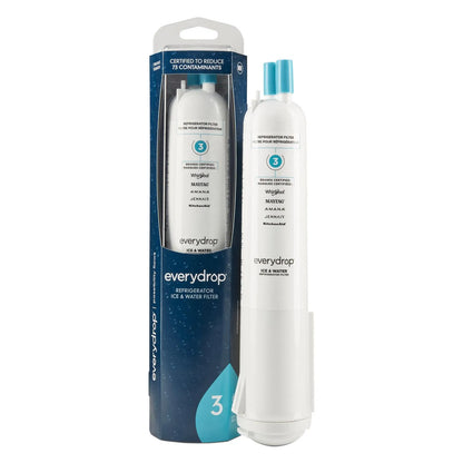 EveryDrop® Filter 3 (EDR3RXD1) Teal Whirlpool Refrigerator Water Filter – OEM Certified for Clean, Fresh-Tasting Water