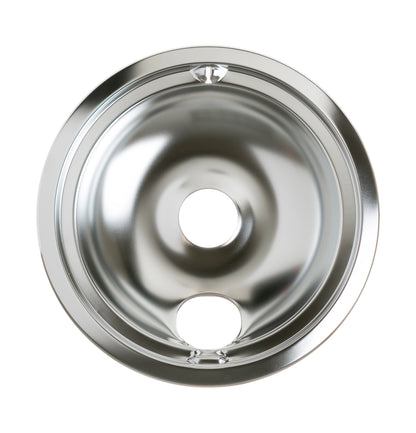 WB31K10266 GE 8" Chrome Burner Bowl – Genuine OEM Replacement