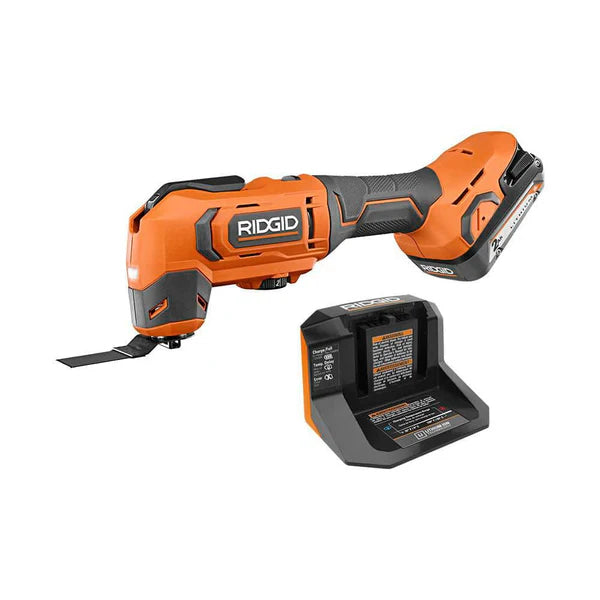 18V CORDLESS OSCILLATING MULTI-TOOL WITH 2.0 AH BATTERY AND CHARGER