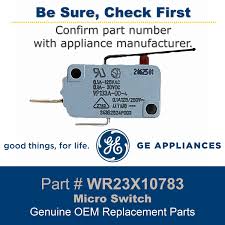 WR23X10783 GE Refrigerator Dispenser Micro Switch – Genuine OEM Replacement