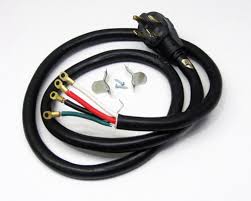 RC4-50-4 Range Cord – 4-Wire 50 Amp, 4 Ft Heavy-Duty Power Cord