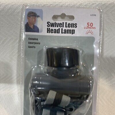 50 Lumen Swivel LED Twist-Focus Headlamp – Reliable Lighting for Hands-Free Convenience